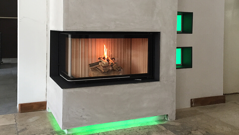 Zweiseitiger Kamin: Kamineinsatz Ratingen